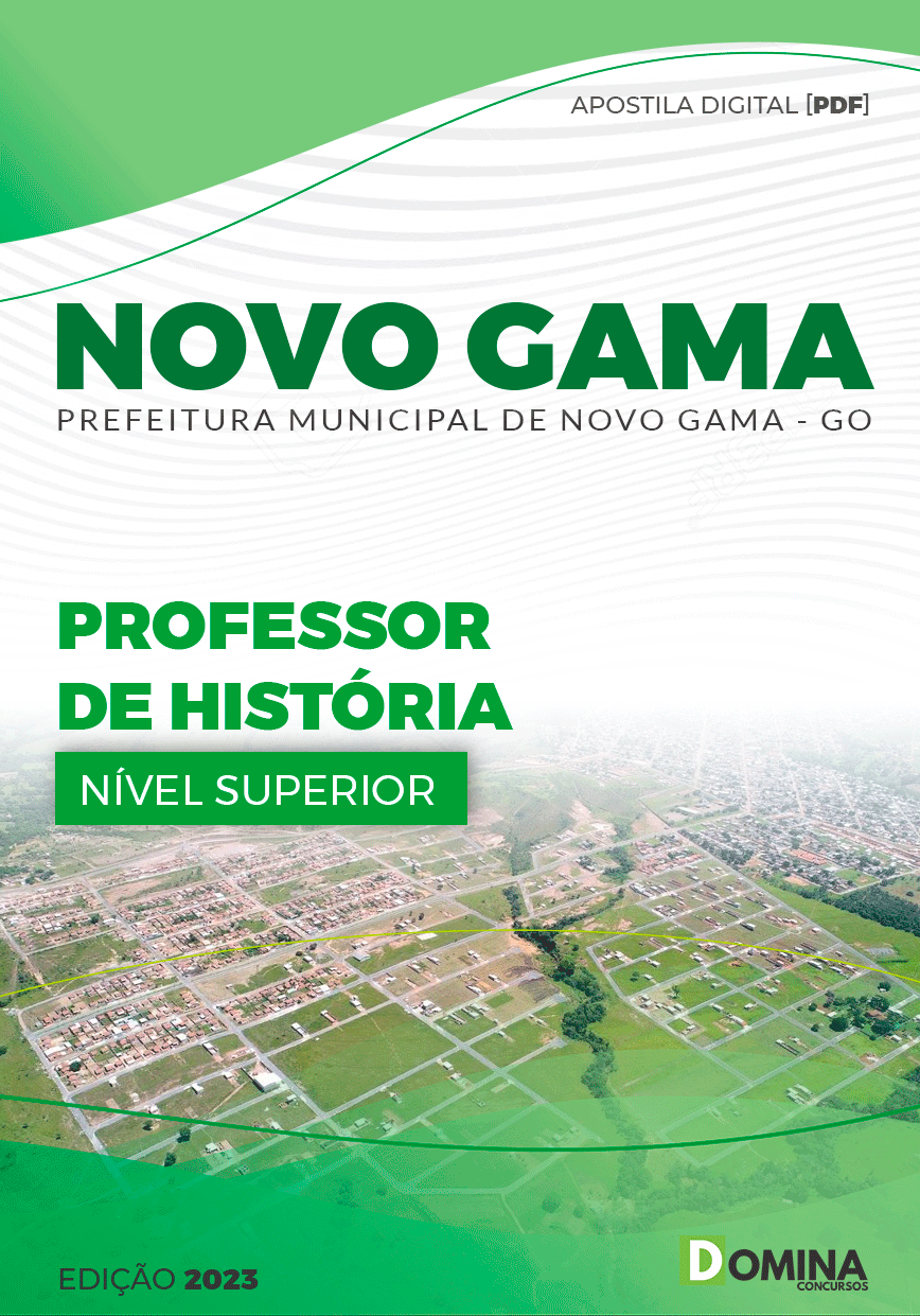 Apostila Pref Novo Gama GO 2023 Professor História