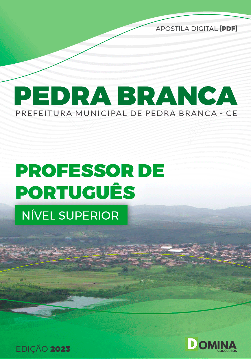 Apostila Pref Pedra Branca CE 2023 Professor Português