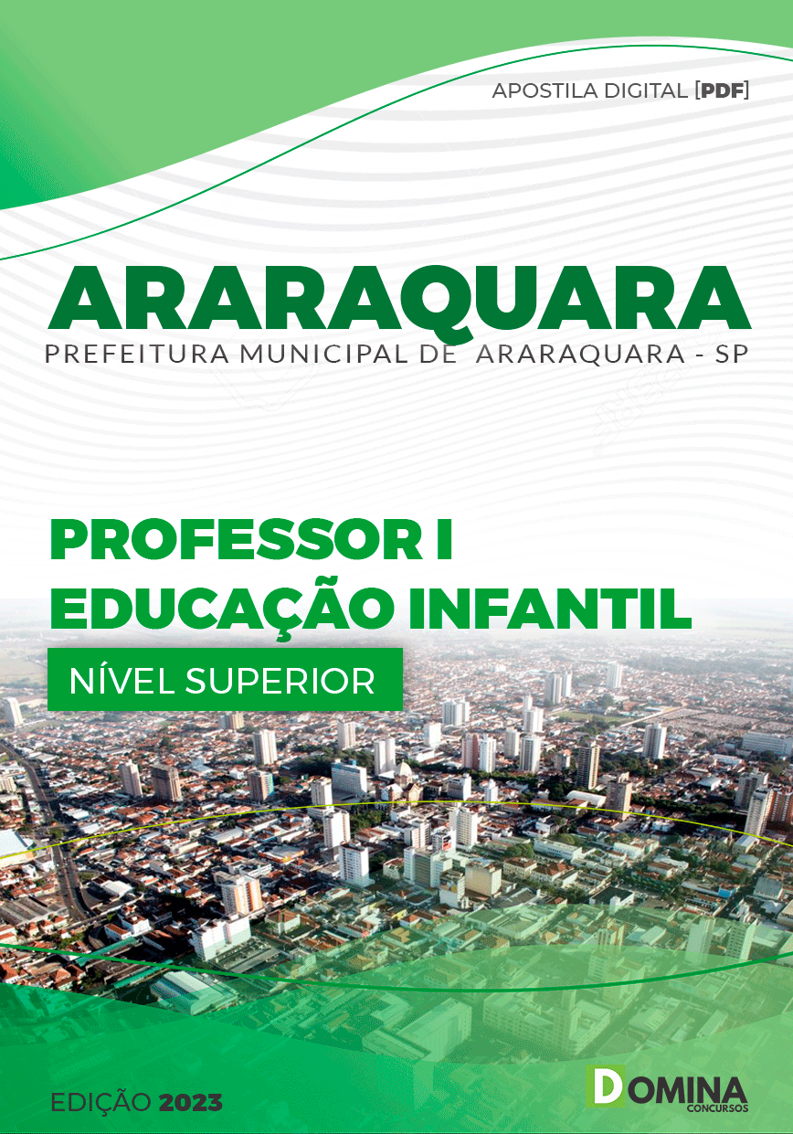 Apostila Pref Araraquara SP 2023 Professor I Educação Infantil