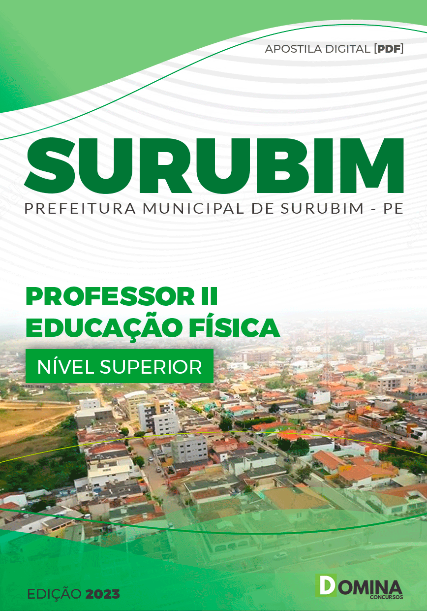 Apostila Concurso Pref Surubim PE 2023 Professor II Educação Física