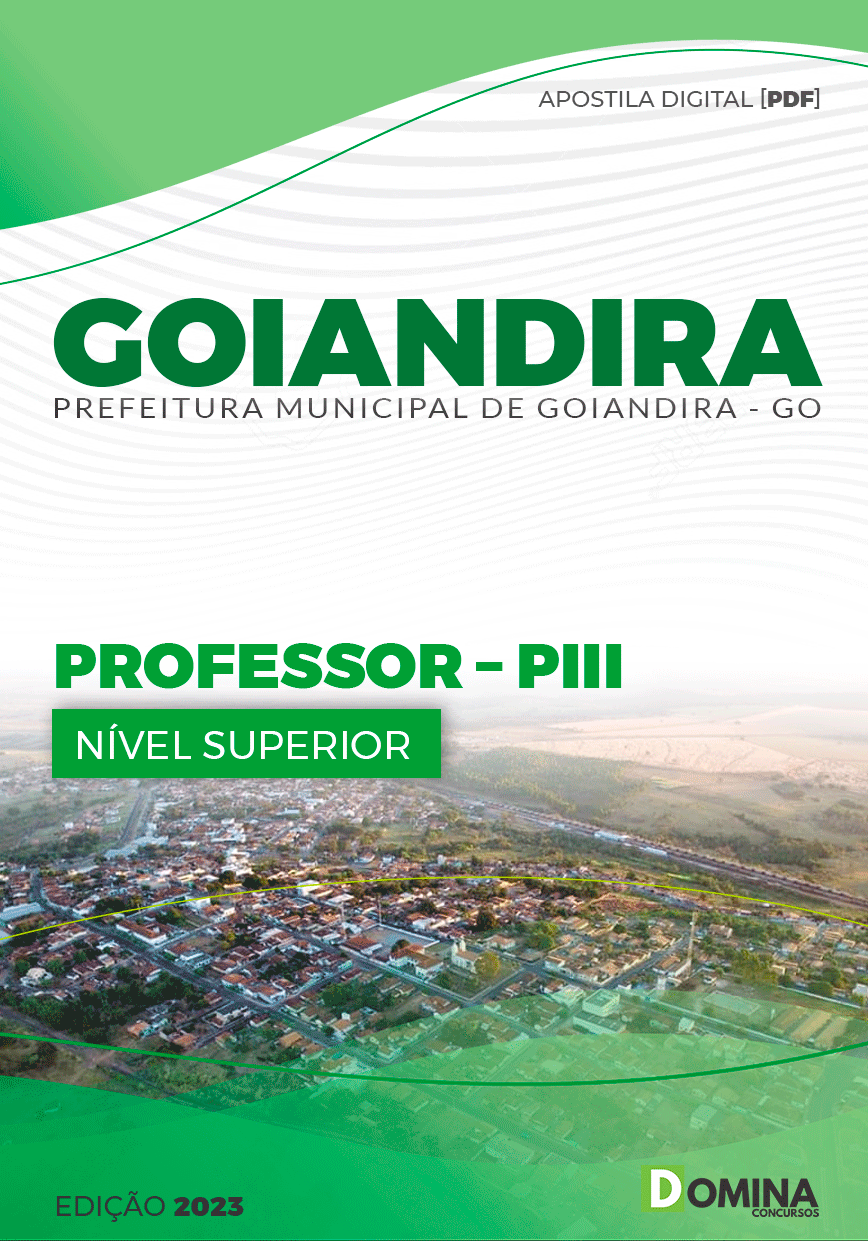 Apostila Concurso Pref Goiandira GO 2023 Professor III