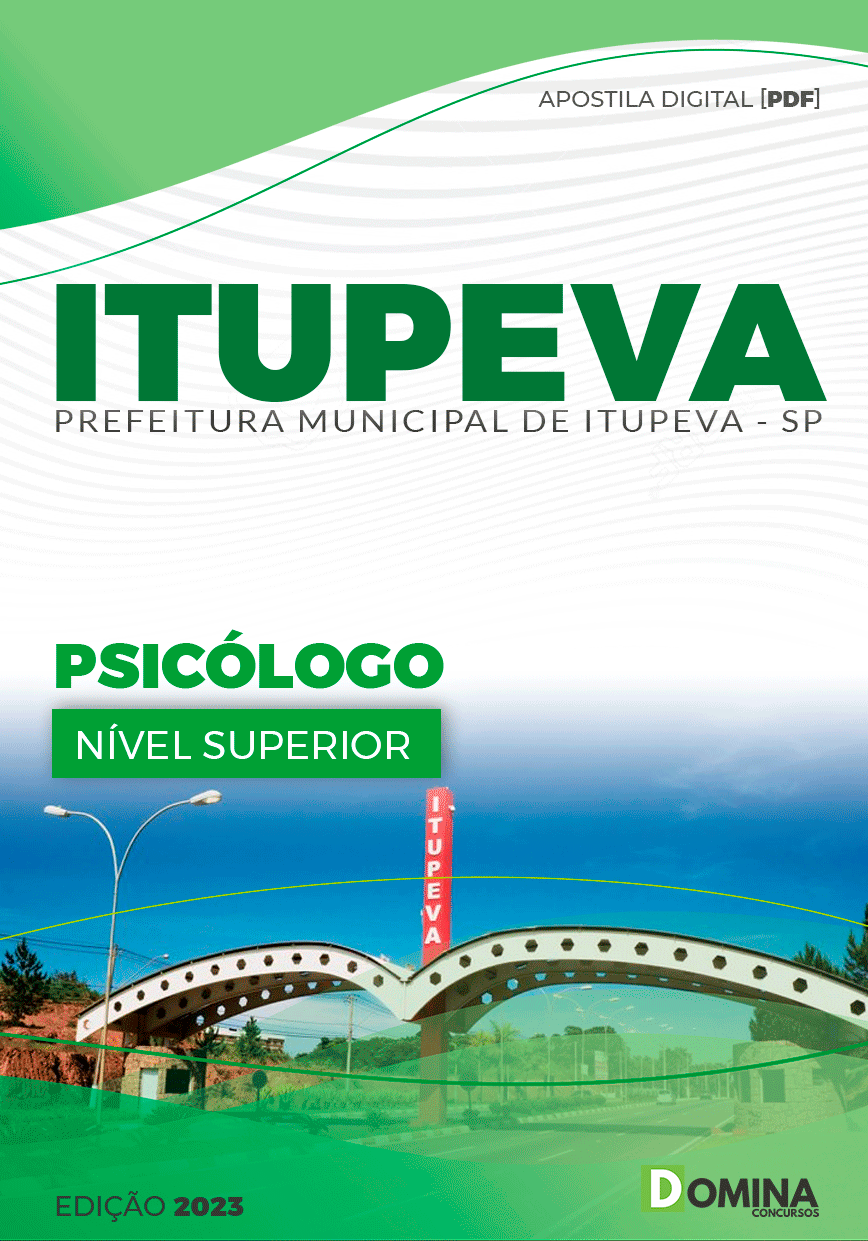 Apostila Concurso Pref Itupeva SP 2023 Psicólogo