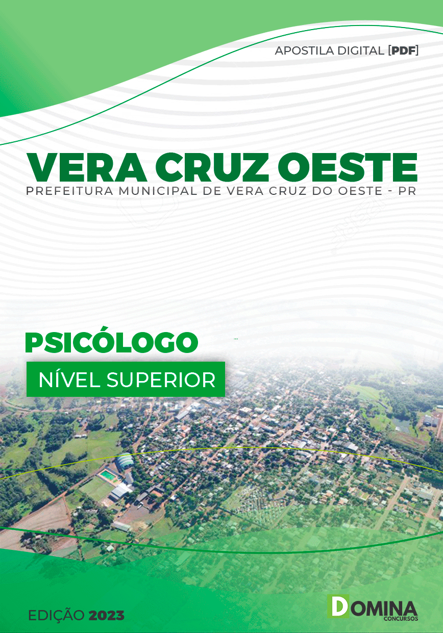 Apostila Pref Vera Cruz do Oeste PR 2023 Psicólogo