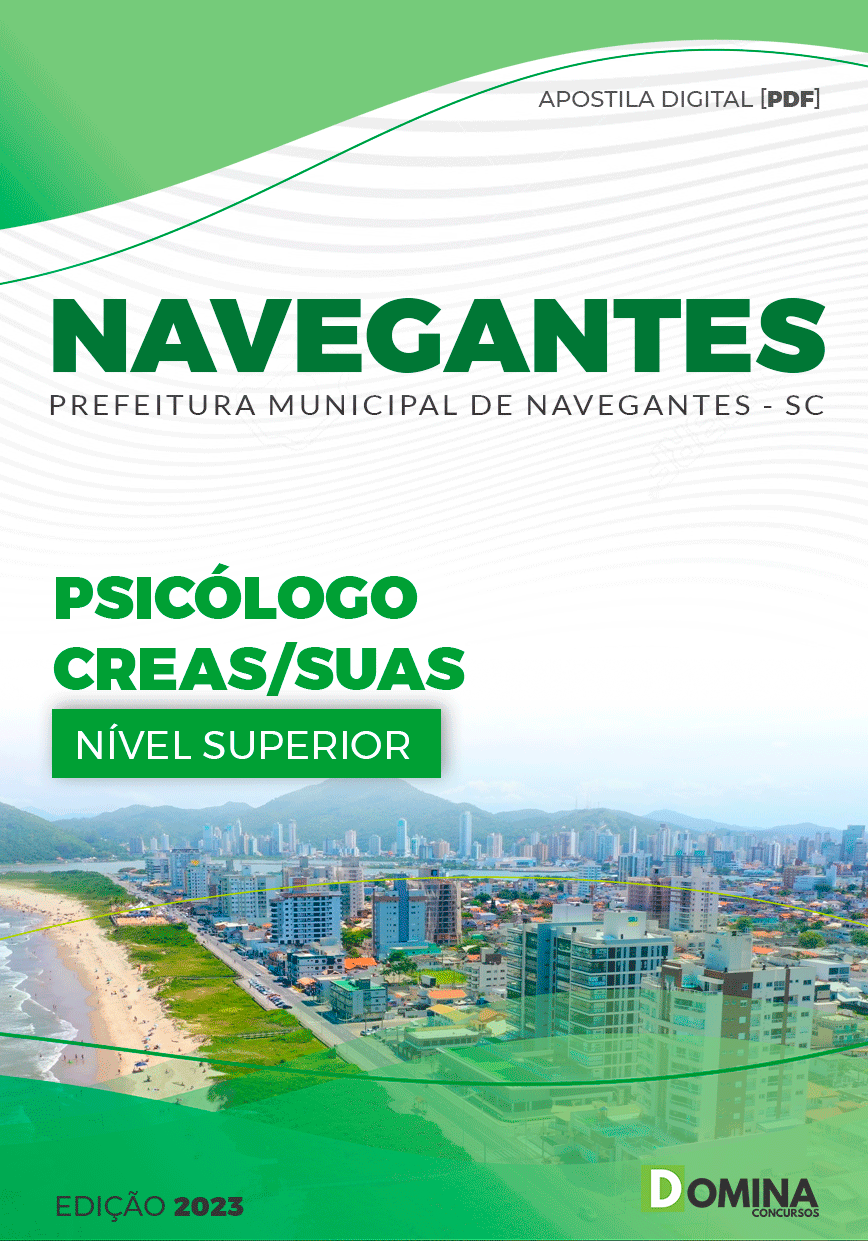Apostila Pref Navegantes SC 2023 Psicólogo CREAS SUAS