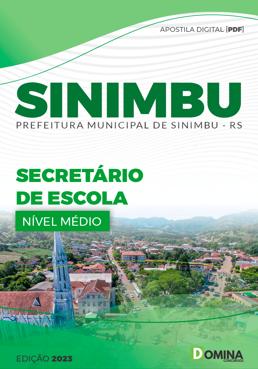 Apostila Concurso Pref Sinimbu RS 2023 Secretário Escolar