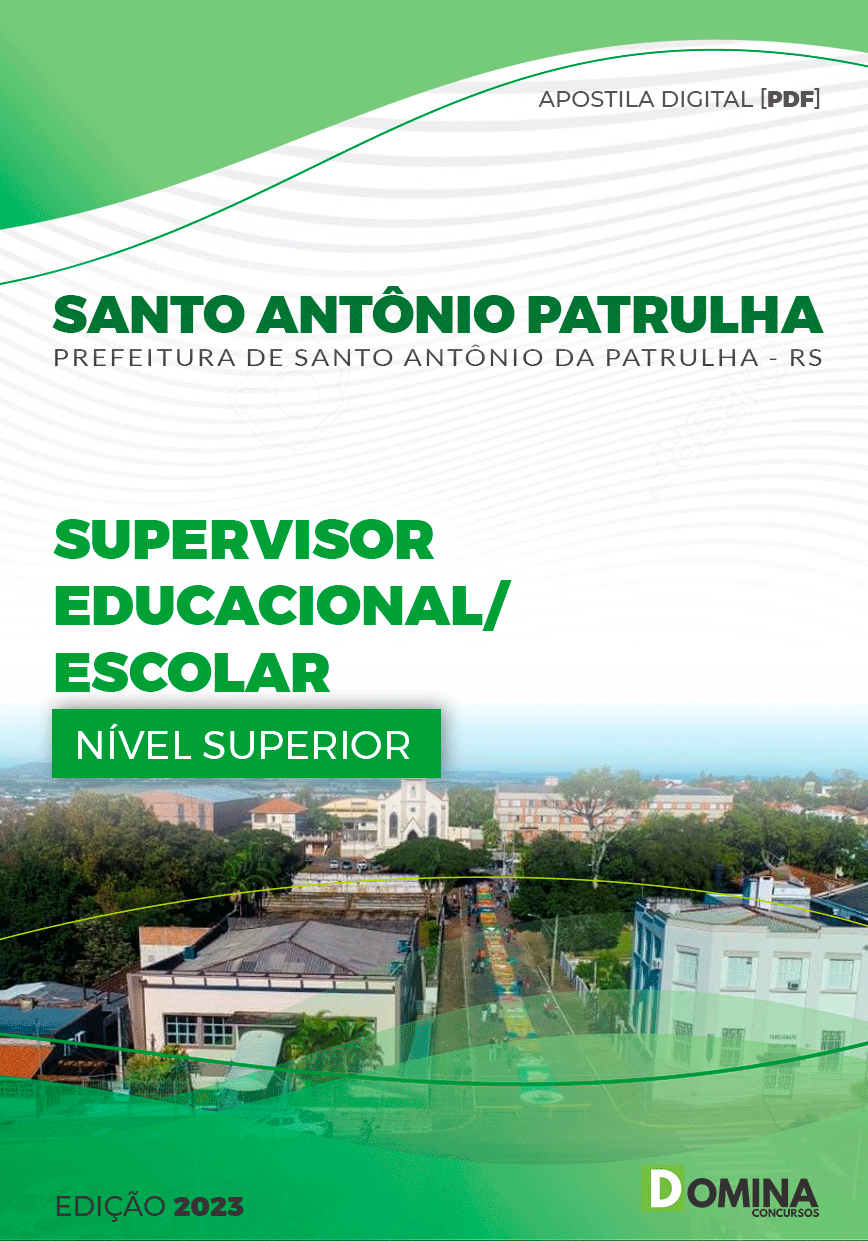Pref Santo Antônio da Patrulha RS 2023 Supervisor Educacional Escolar