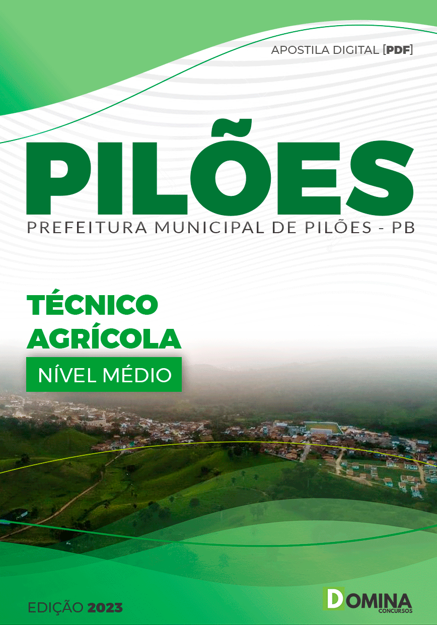 Apostila Concurso Pref Pilões PB 2023 Técnico Agrícola