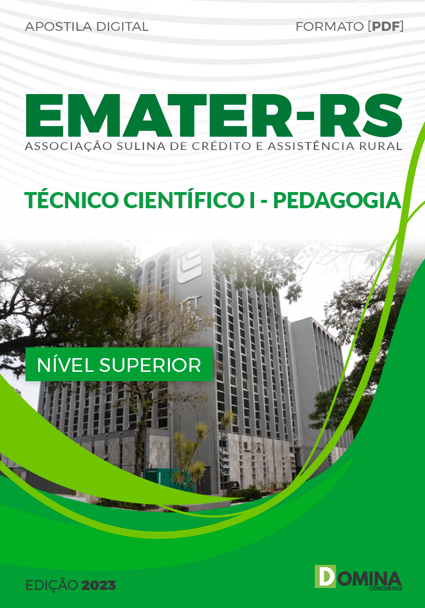 Apostila Emater RS 2023 Técnico Científico I Pedagogia