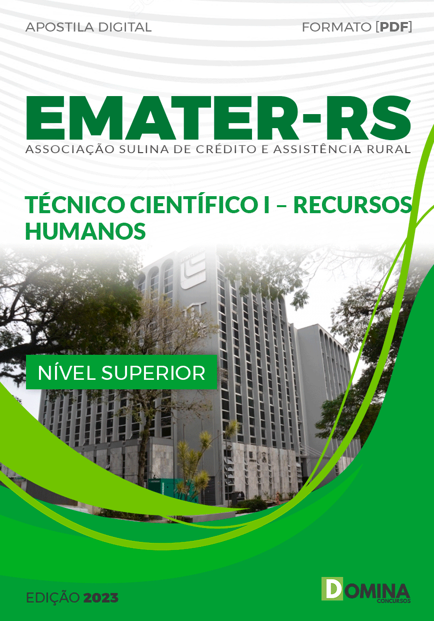 Apostila Emater RS 2023 Técnico Científico I Recursos Humanos