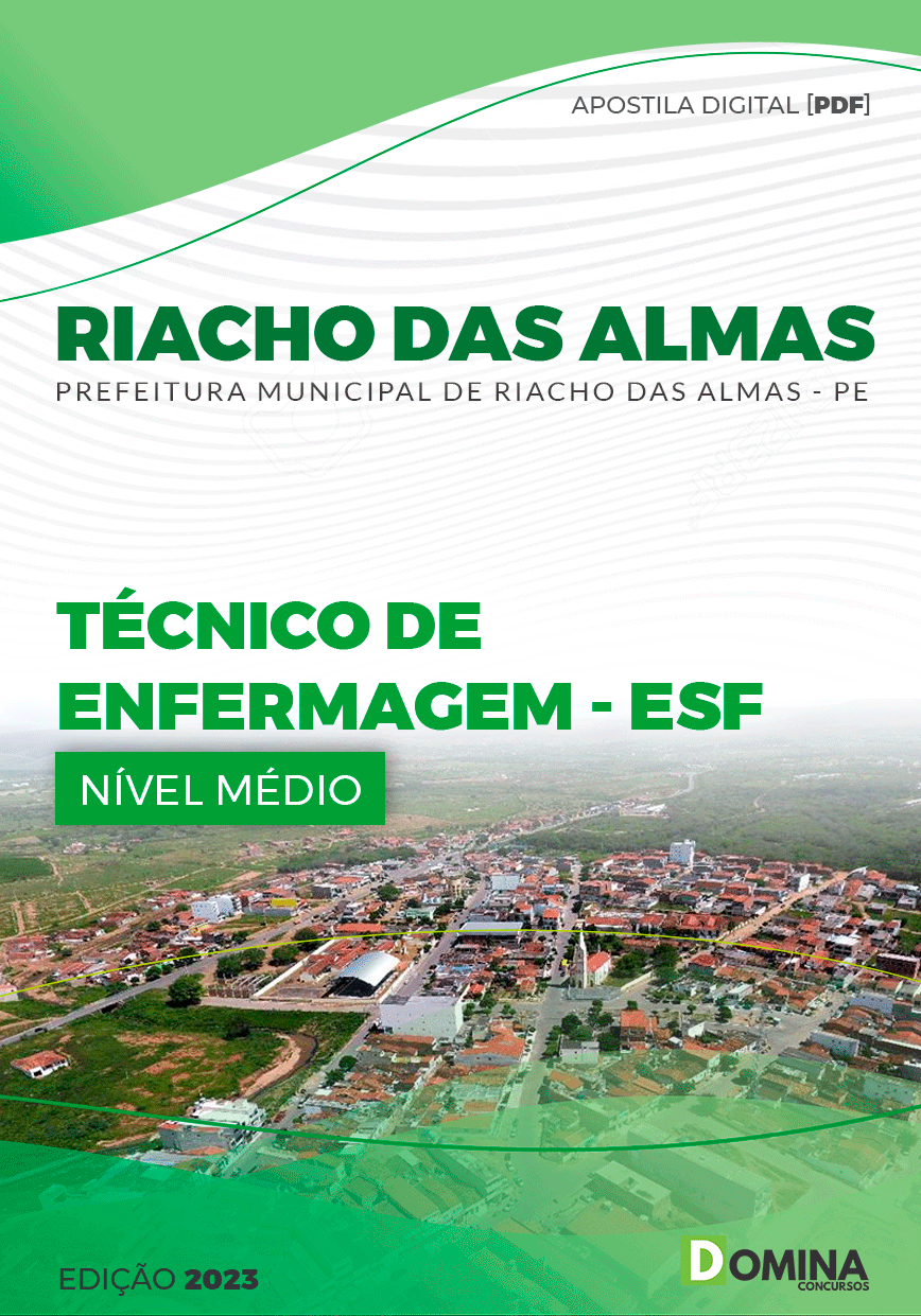 Apostila Pref Riacho das Almas PE 2023 Técnico Enfermagem