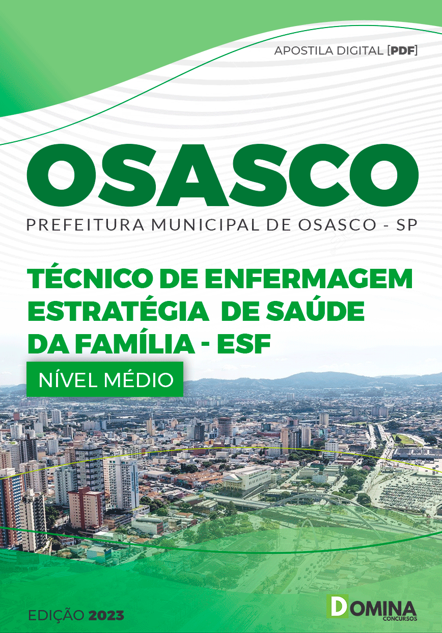 Seletivo Pref Osasco SP 2023 Técnico Enfermagem Estratégia Família