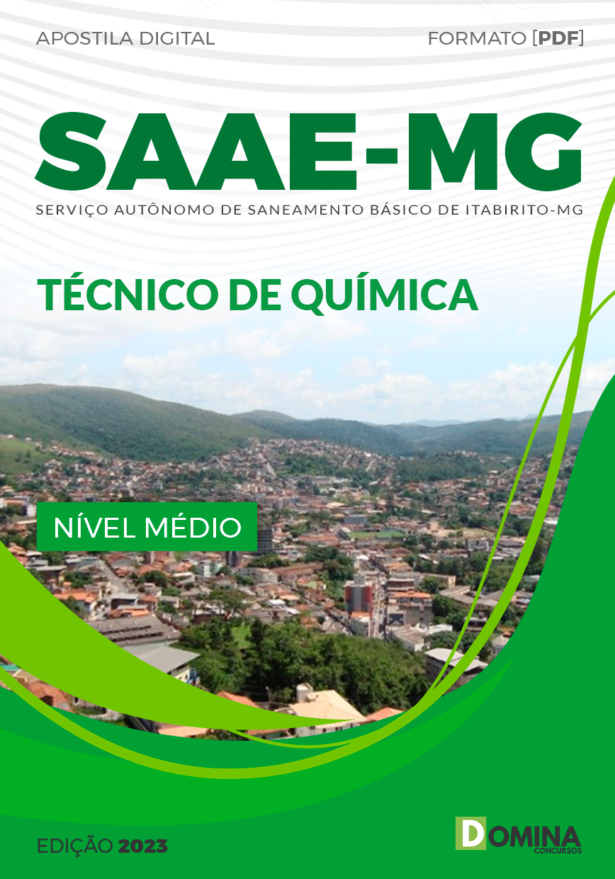 Apostila SAAE Itabirito MG 2023 Técnico Química
