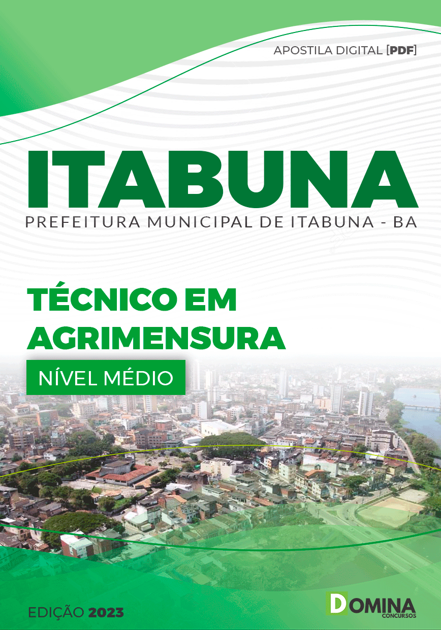Apostila Concurso Pref Itabuna BA 2023 Técnico Agrimensura