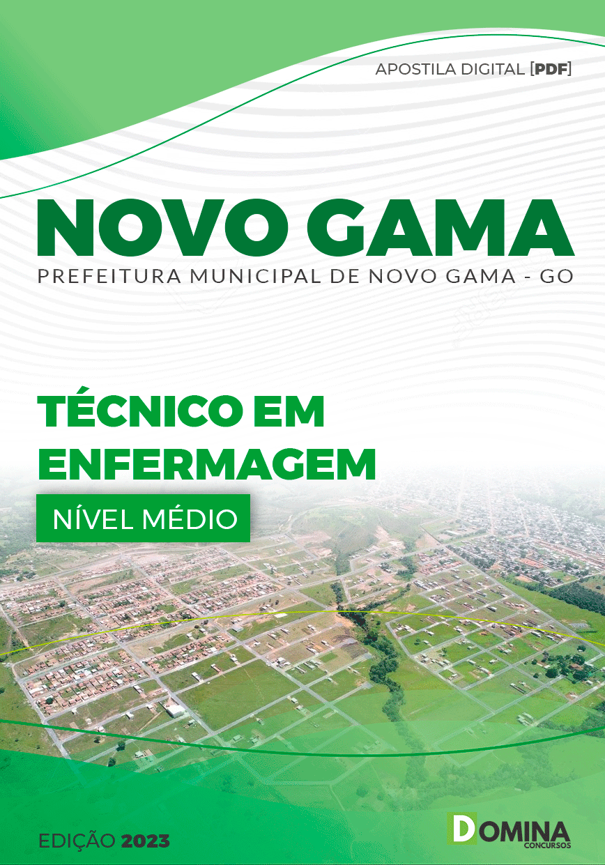 Apostila Pref Novo Gama GO 2023 Técnico Enfermagem