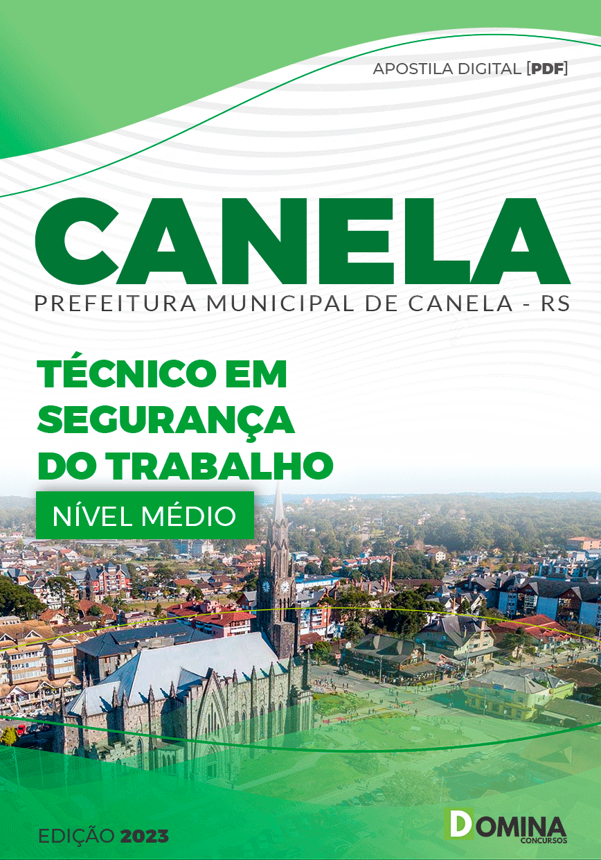 Apostila Pref Canela RS 2023 Técnico Segurança Trabalho