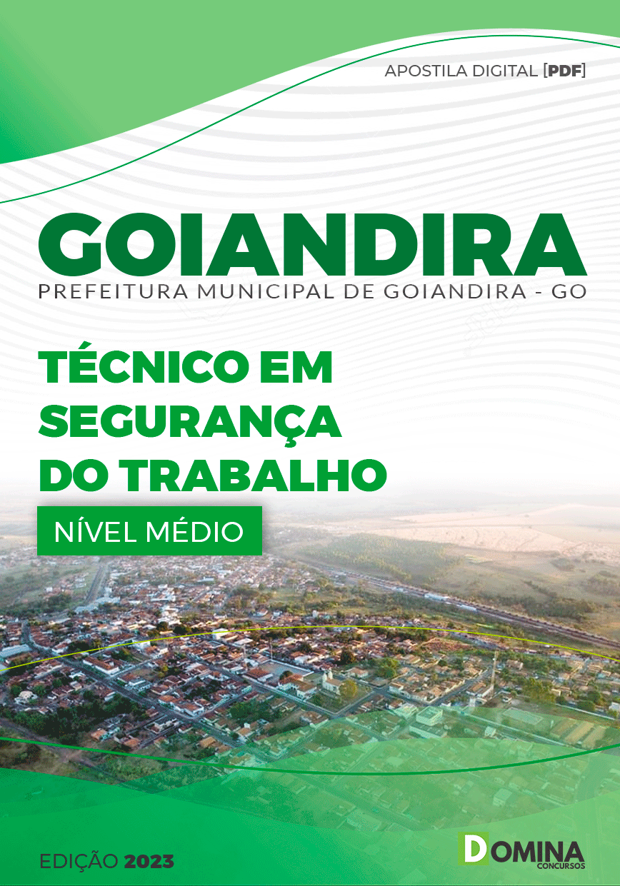 Apostila Pref Goiandira GO 2023 Técnico Segurança Trabalho