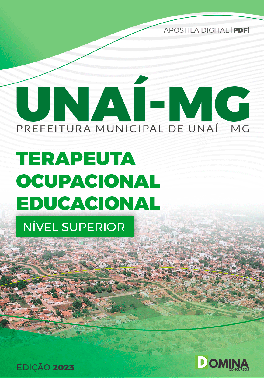 Apostila Concurso Pref Unaí MG 2023 Terapeuta Ocupacional Educacional