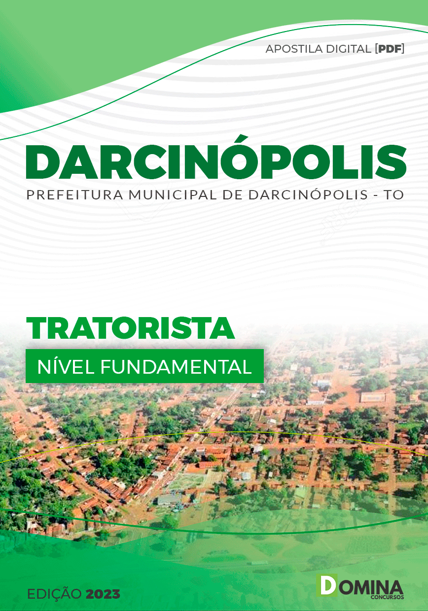 Apostila Concurso Pref Darcinópolis TO 2023 Tratorista