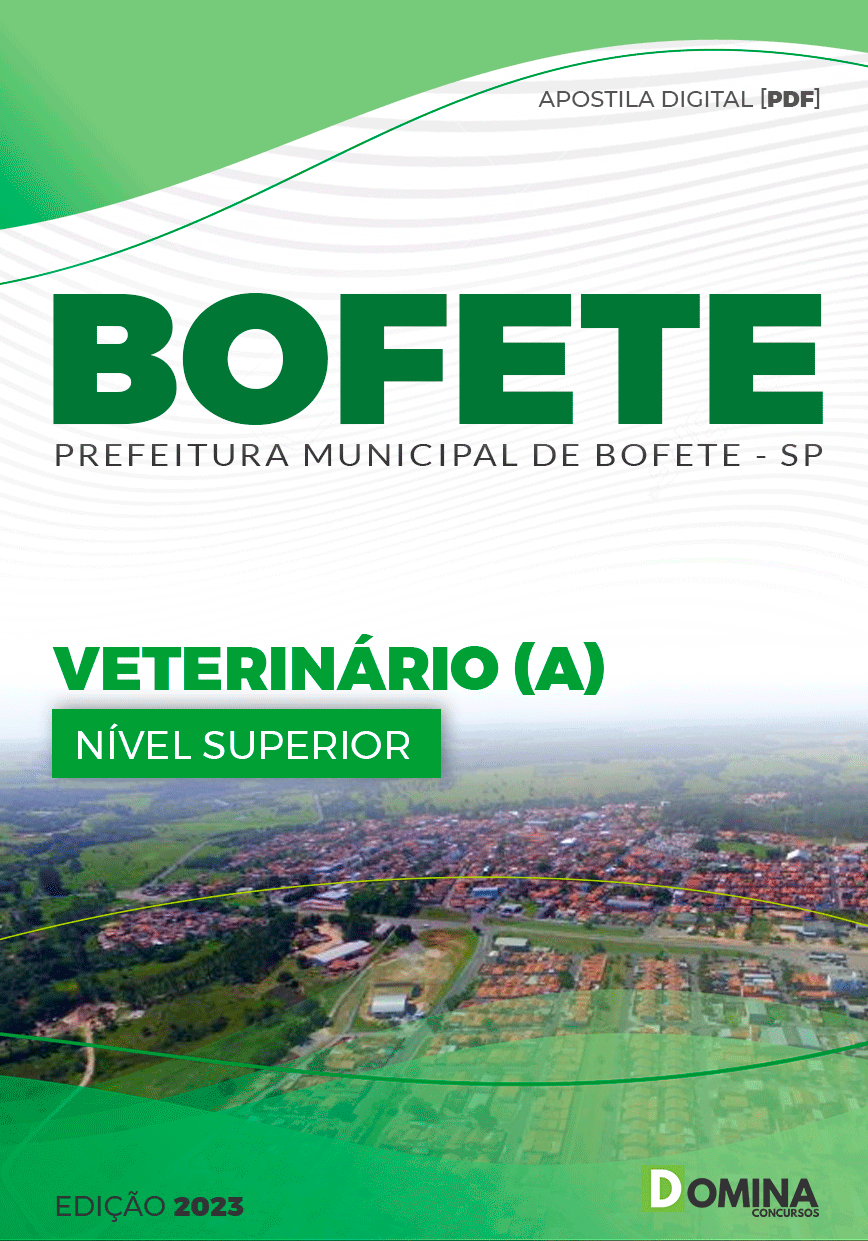 Apostila Concurso Pref Bofete SP 2023 Veterinário