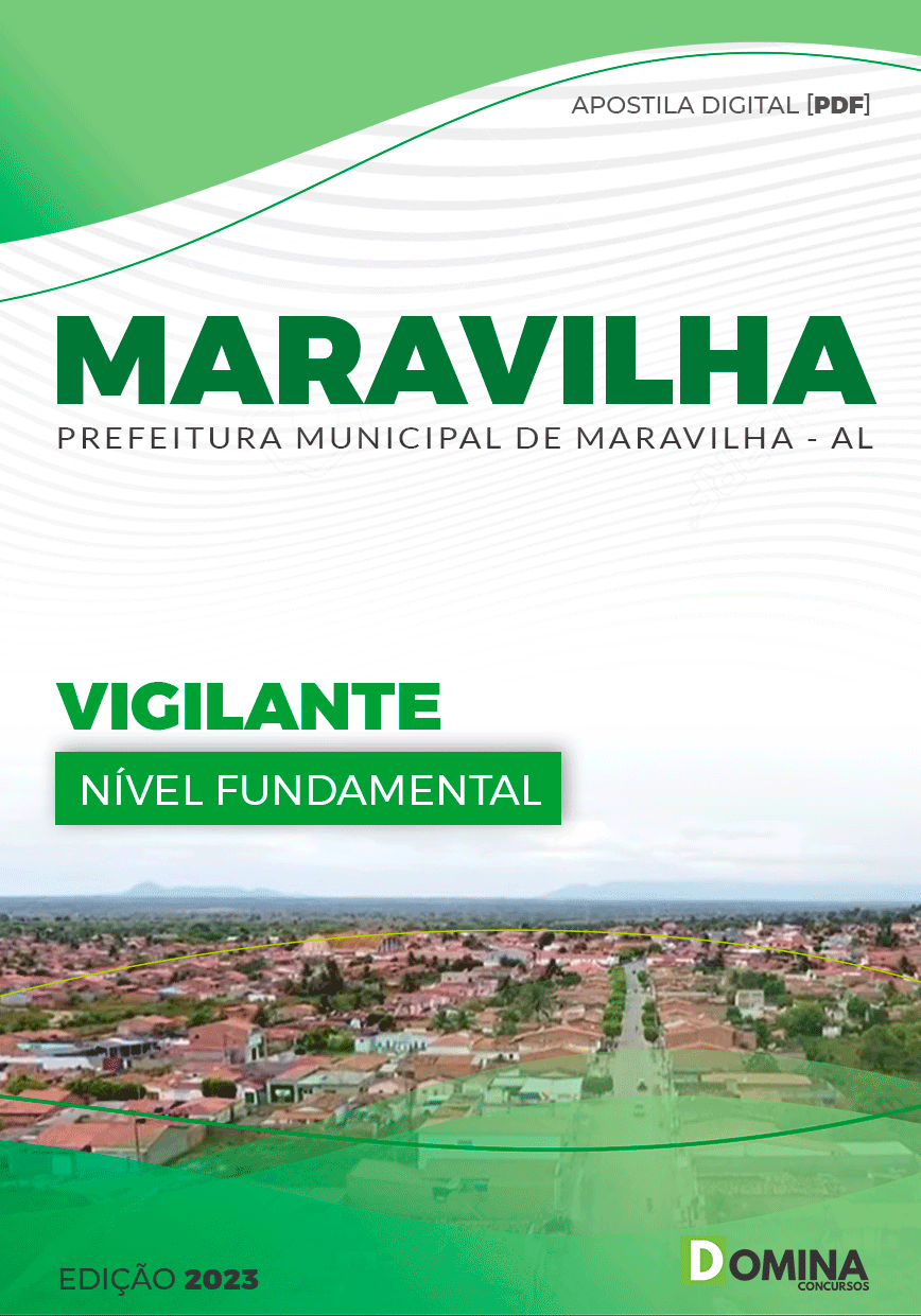 Apostila Concurso Pref Maravilha AL 2023 Vigilante