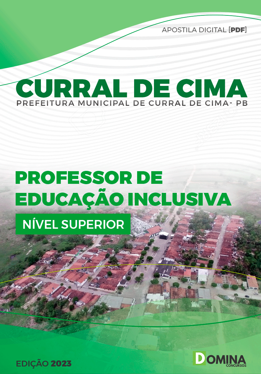 Apostila Pref Curral de Cima PB 2023 Professor Educação Inclusiva