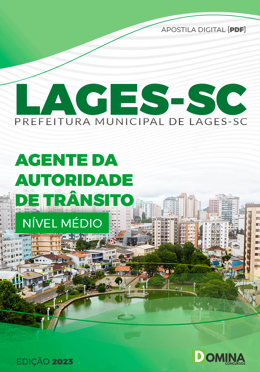 Apostila Concurso Pref Lages SC 2023 Agente Autoridade Trânsito