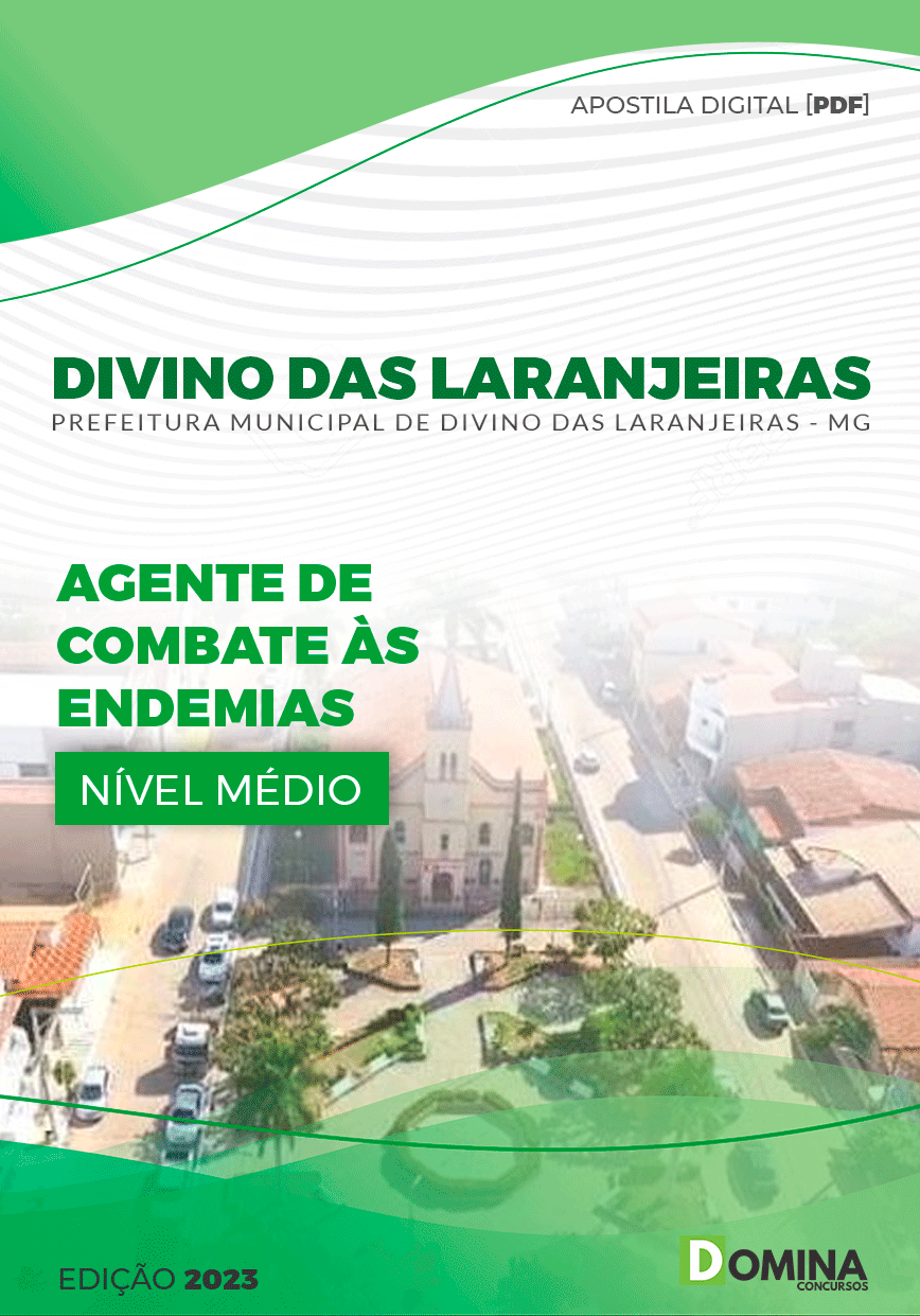 Pref Divino das Laranjeiras MG 2023 Agente Combate Endemias