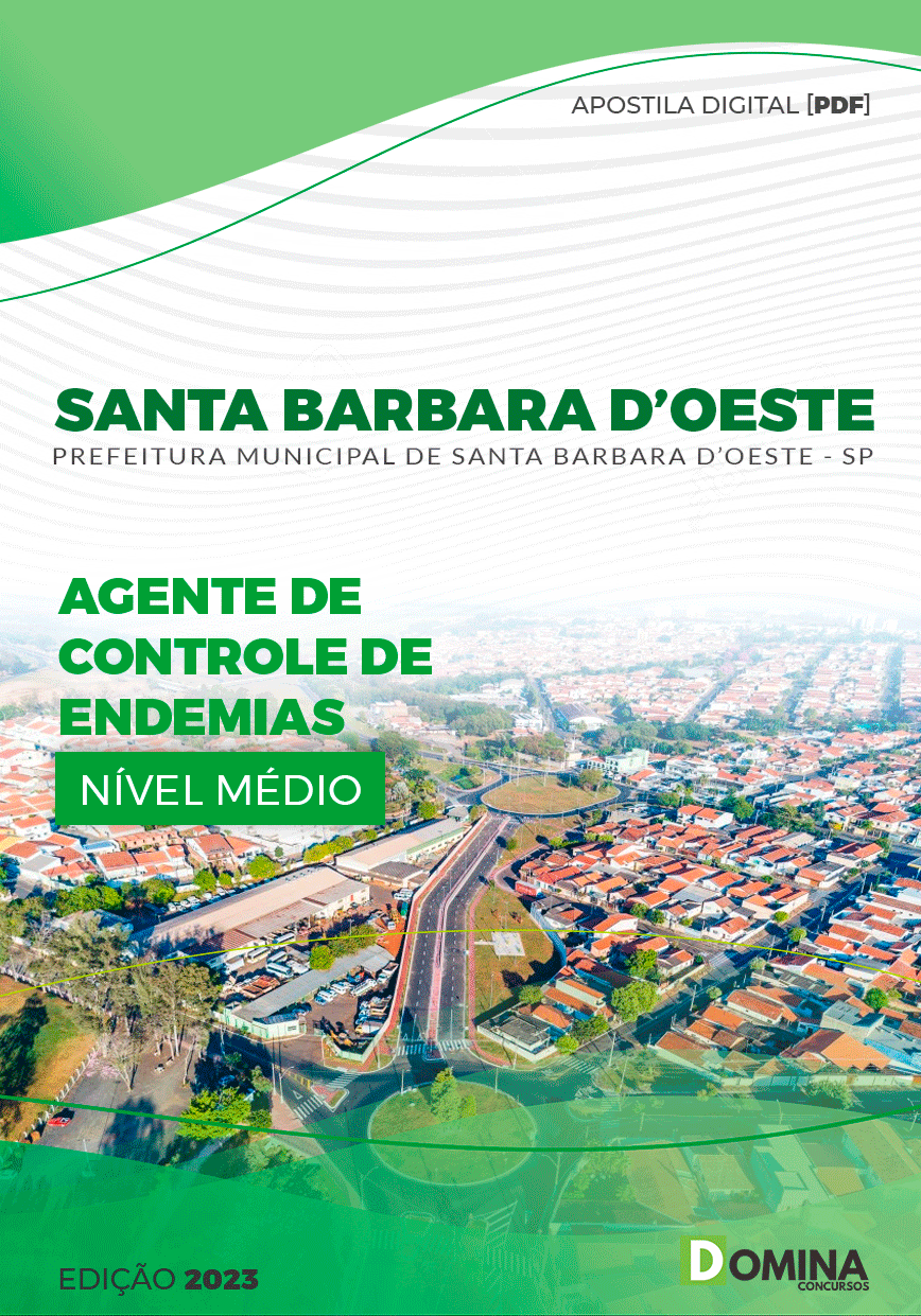 Pref Santa Barbara d’Oeste SP 2023 Agente Controle Endemias