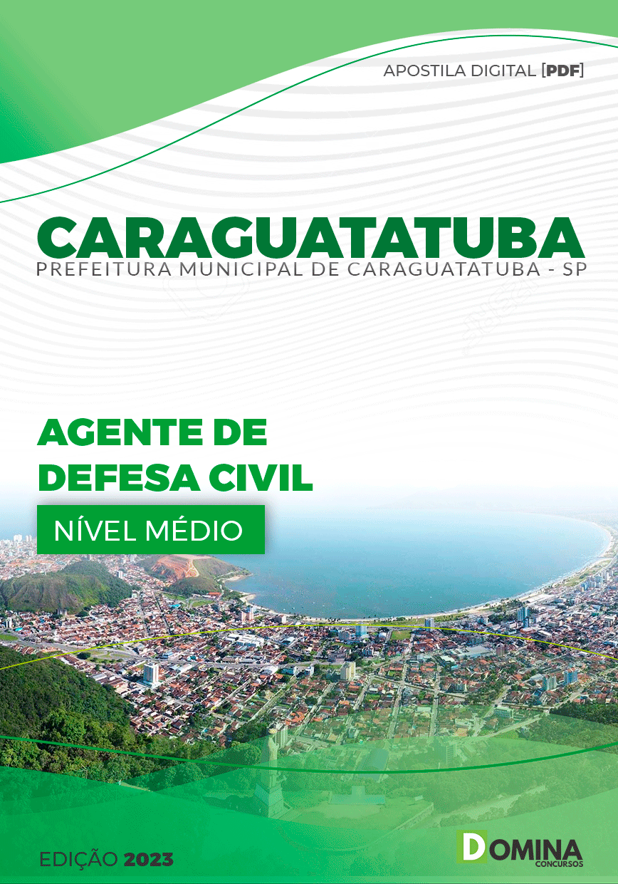 Apostila Pref Caraguatatuba SP 2024 Agente Defesa Civil