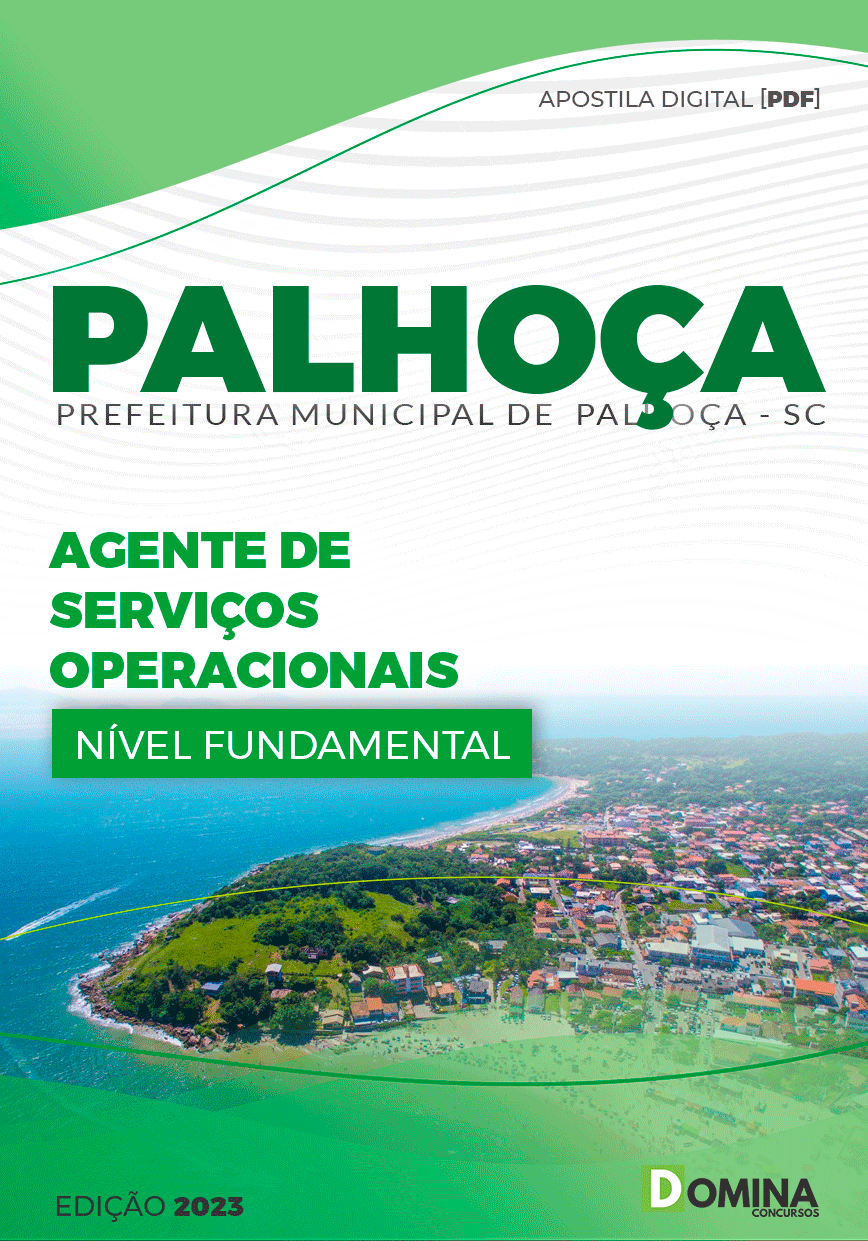 Pref Palhoça SC 2023 Agente de Serviços Operacionais
