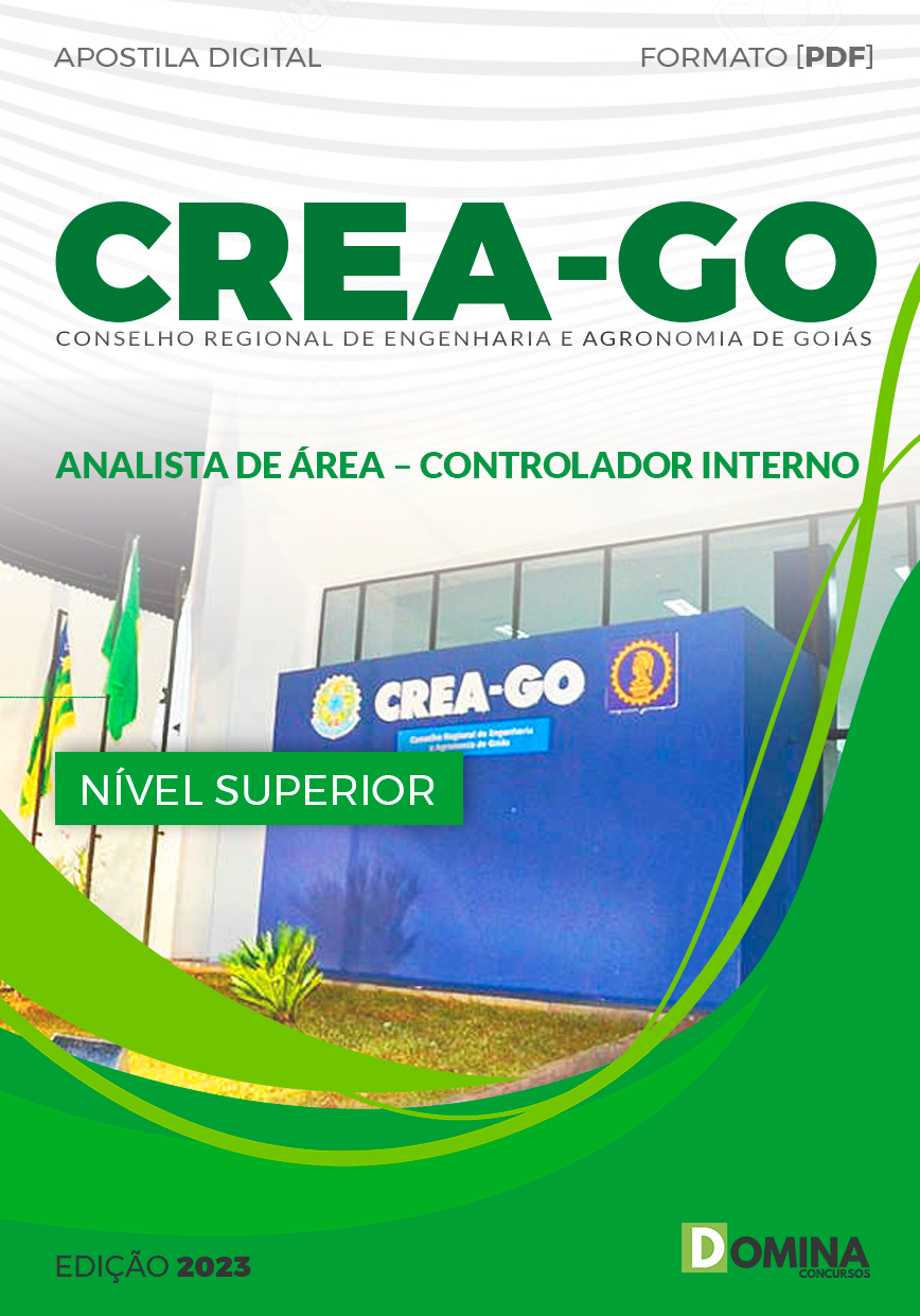 Apostila CREA GO 2023 Analista Área Controlador Interno