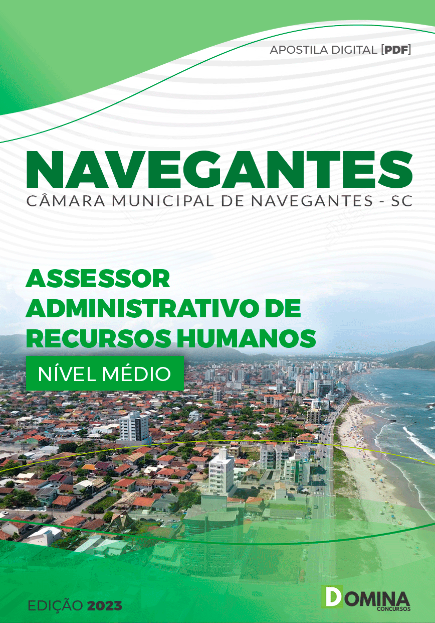 Apostila Câmara Navegantes SC 2023 Assessor Administrativo RH