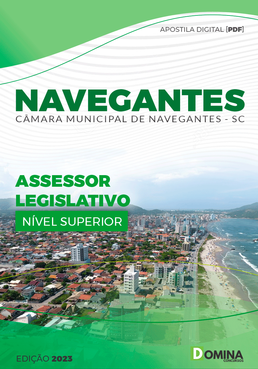 Apostila Câmara Navegantes SC 2023 Assessor Legislativo