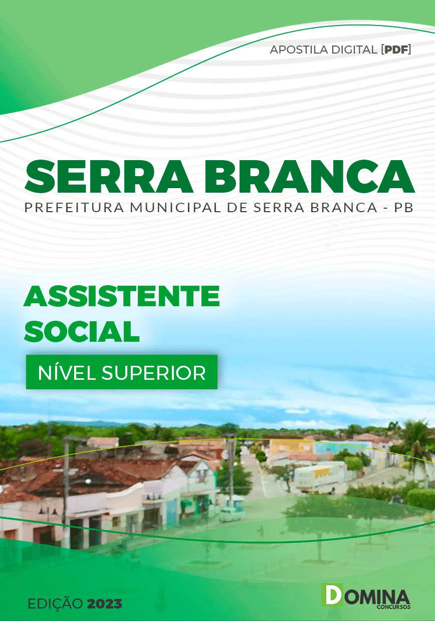 Apostila Pref Serra Branca PB 2023 Assistente Social