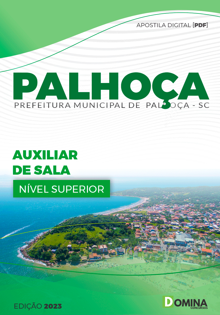 Apostila Pref Palhoça SC 2023 Auxiliar de Sala