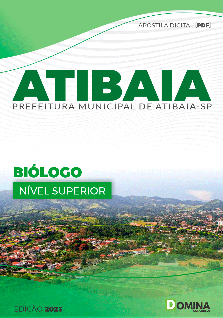 Apostila Concurso Pref Atibaia SP 2023 Biólogo
