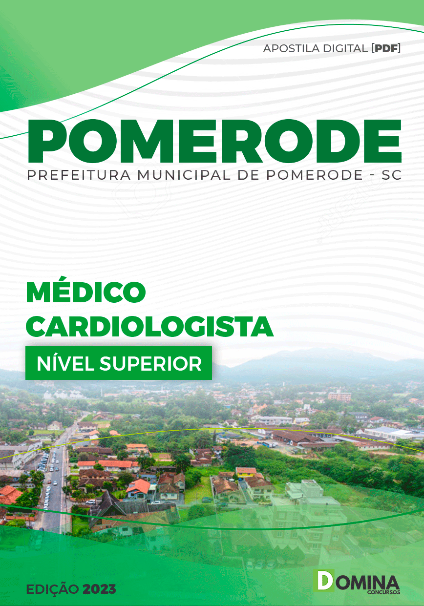Apostila Pref Pomerode SC 2023 Médico Cardiologista