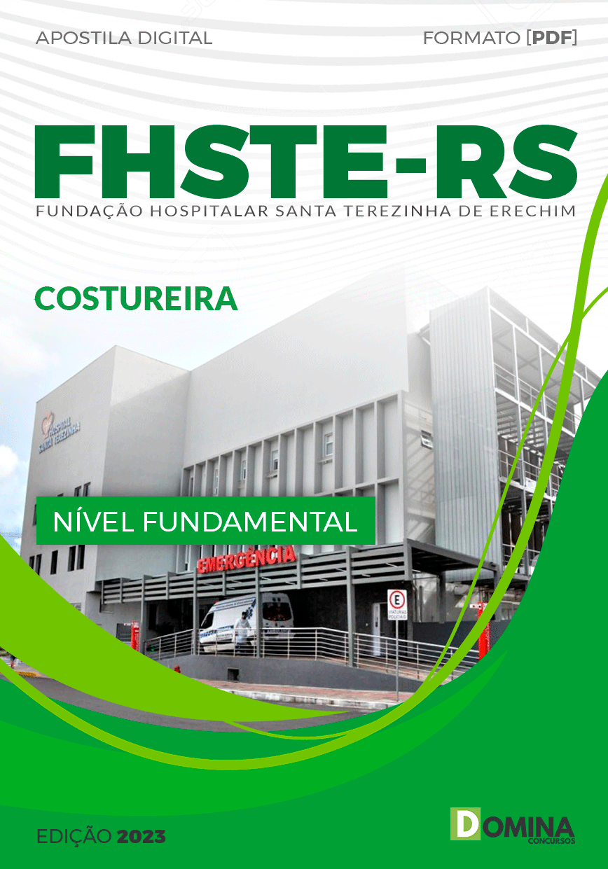 Apostila Concurso FHSTE RS 2023 Costureiro