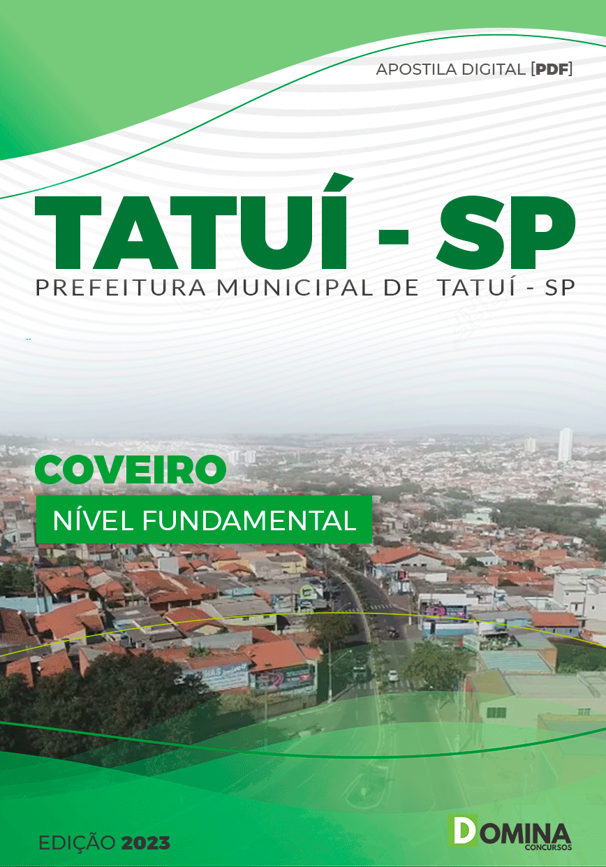 Apostila Pref Tatuí SP 2023 Coveiro