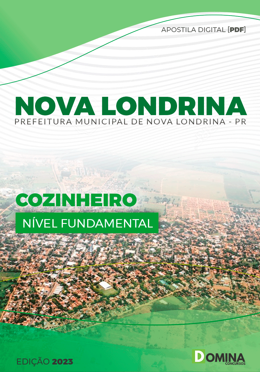 Apostila Pref Nova Londrina PR 2023 Cozinheiro
