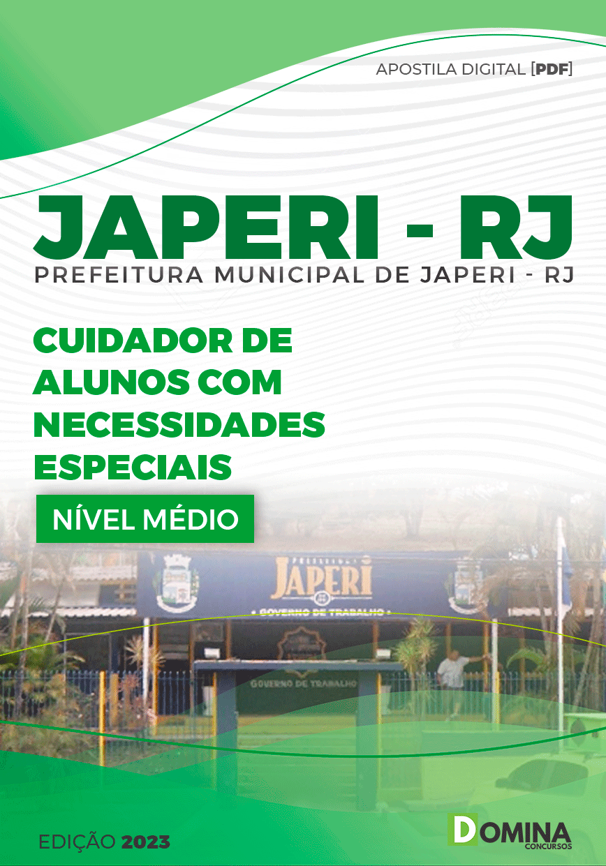 Apostila Pref Japeri RJ 2023 Cuidador Alunos Necessidades Especiais