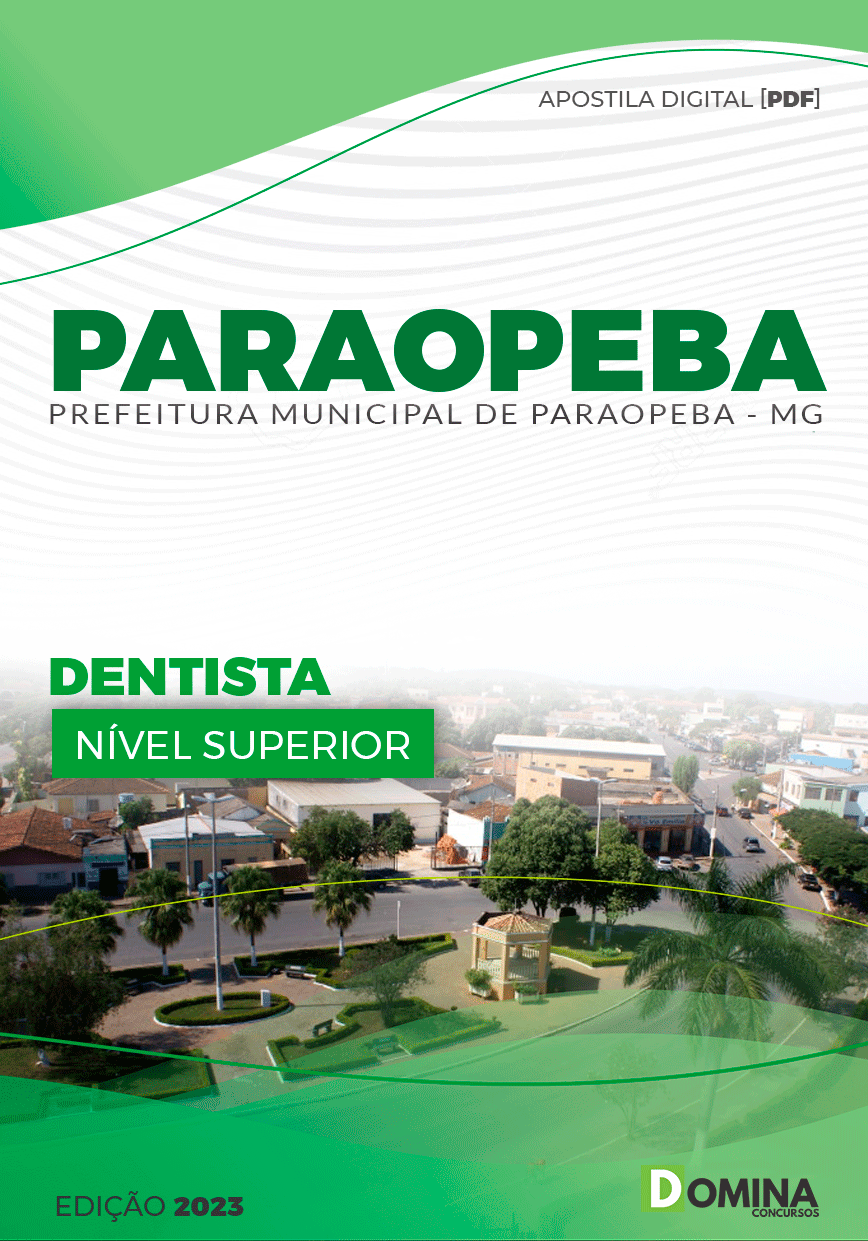 Apostila Pref Paraopeba MG 2023 Dentista