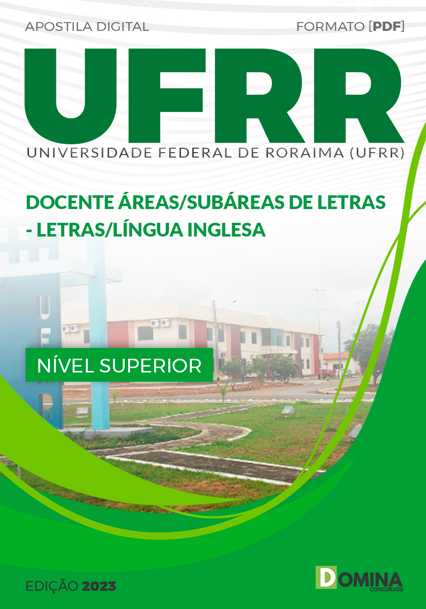 Apostila UFRR 2023 Docente Área Educação Letras Inglês