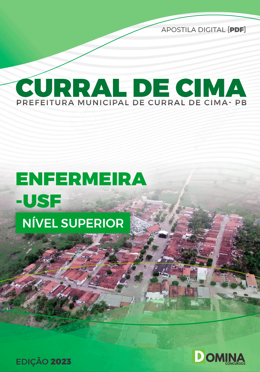 Apostila Pref Curral de Cima PB 2023 Enfermeira USF