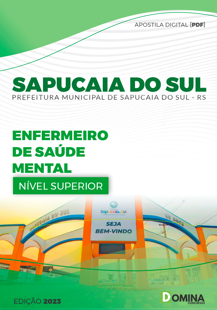 Apostila Pref Sapucaia do Sul RS 2023 Enfermeiro Saúde Mental