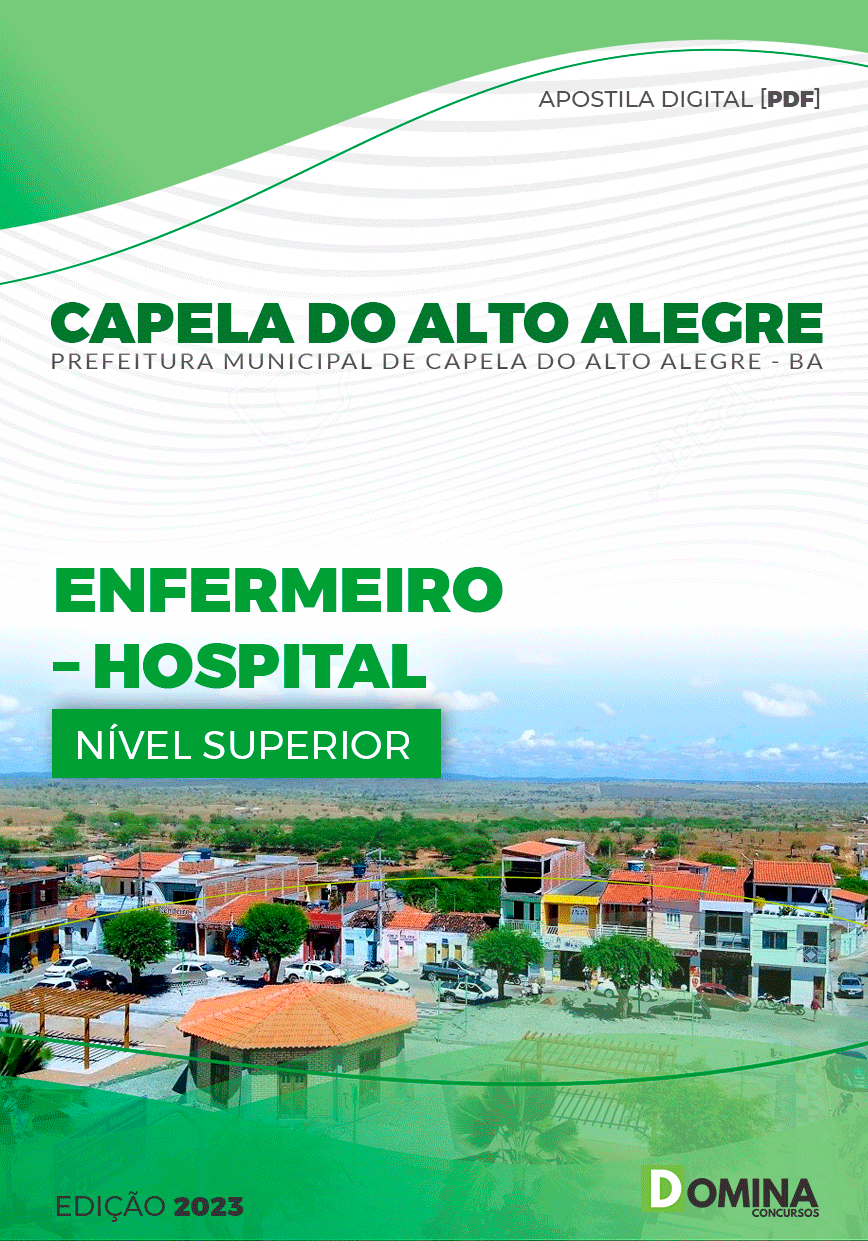 Apostila Pref Capela Alto Alegre BA 2023 Enfermeiro Hospital