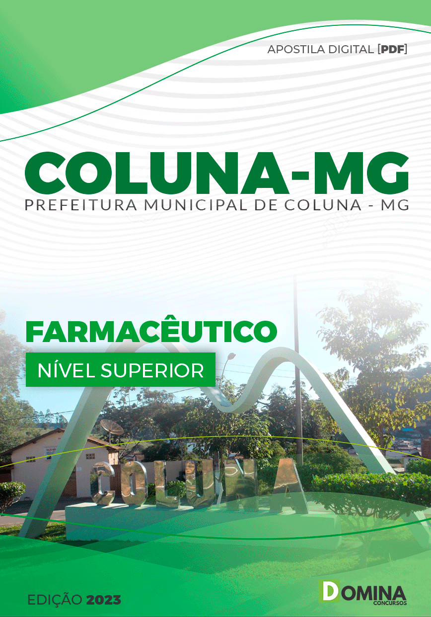 Apostila Concurso Pref Coluna MG 2023 Farmacêutico