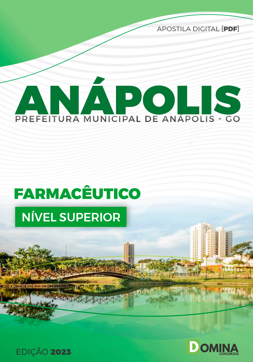 Apostila Concurso Pref Anápolis GO 2023 Farmacêutico