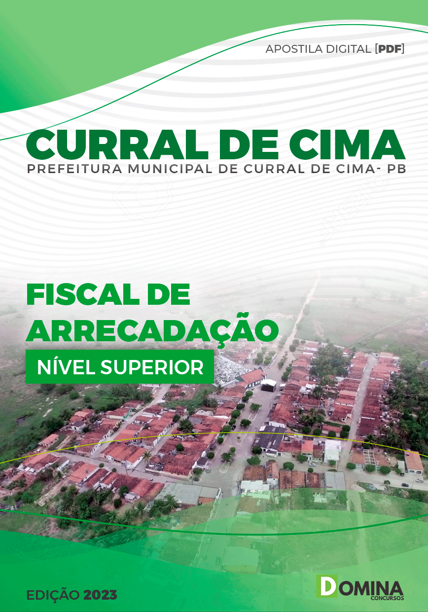Apostila Pref Curral de Cima PB 2023 Fiscal Arrecadação