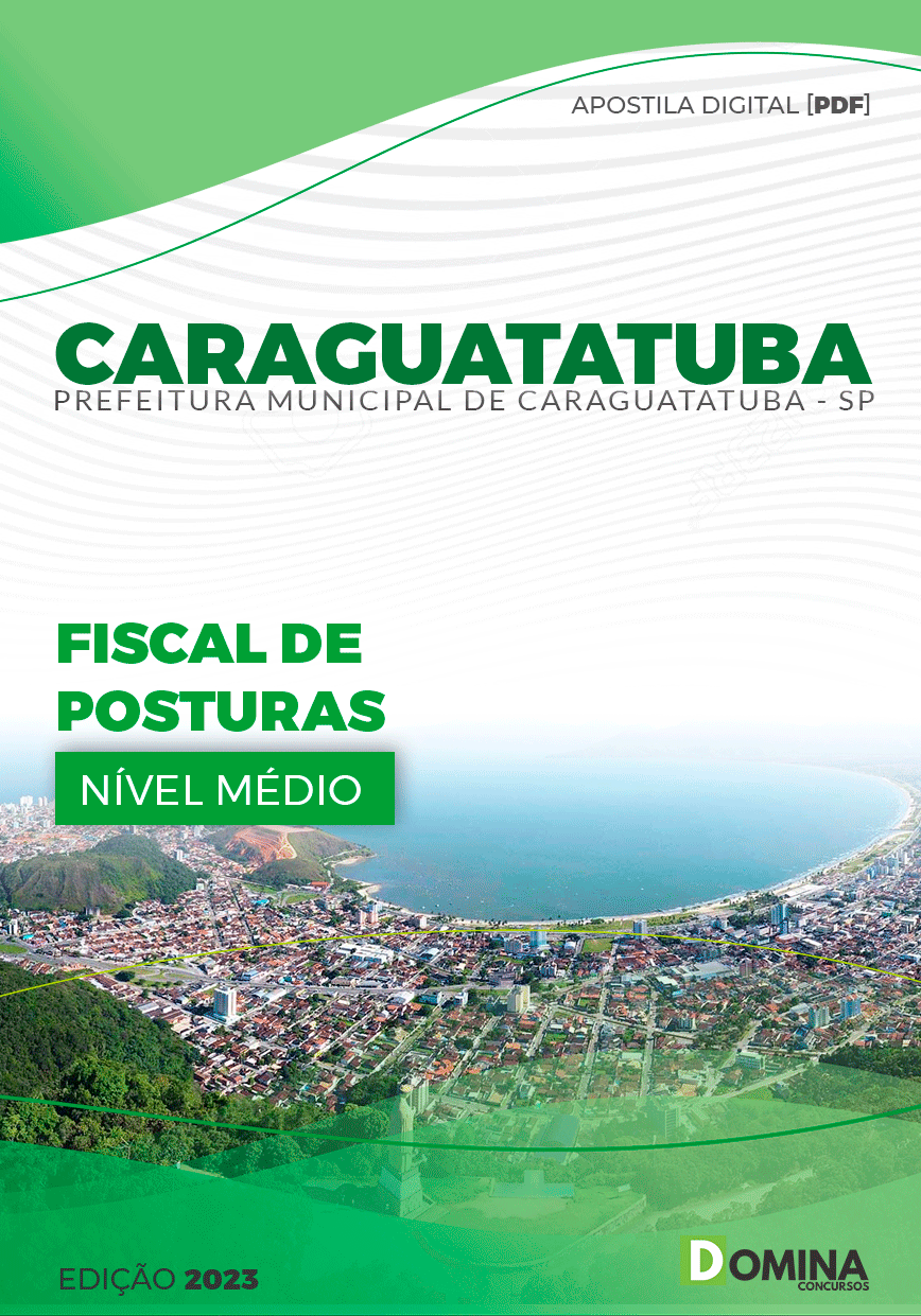 Apostila Pref Caraguatatuba SP 2024 Fiscal Posturas